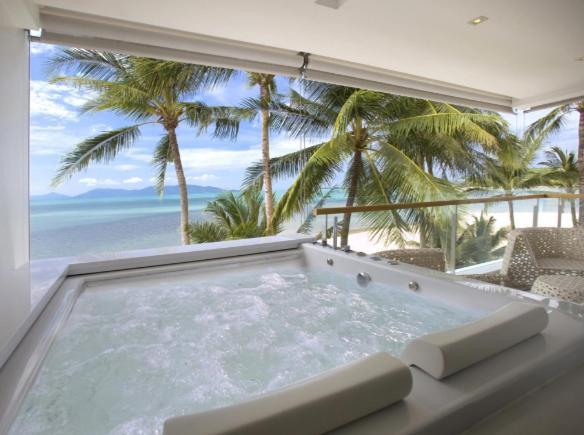 Panu Luxury Beachfront Apartments Bophut Esterno foto