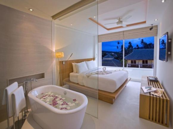 Panu Luxury Beachfront Apartments Bophut Esterno foto